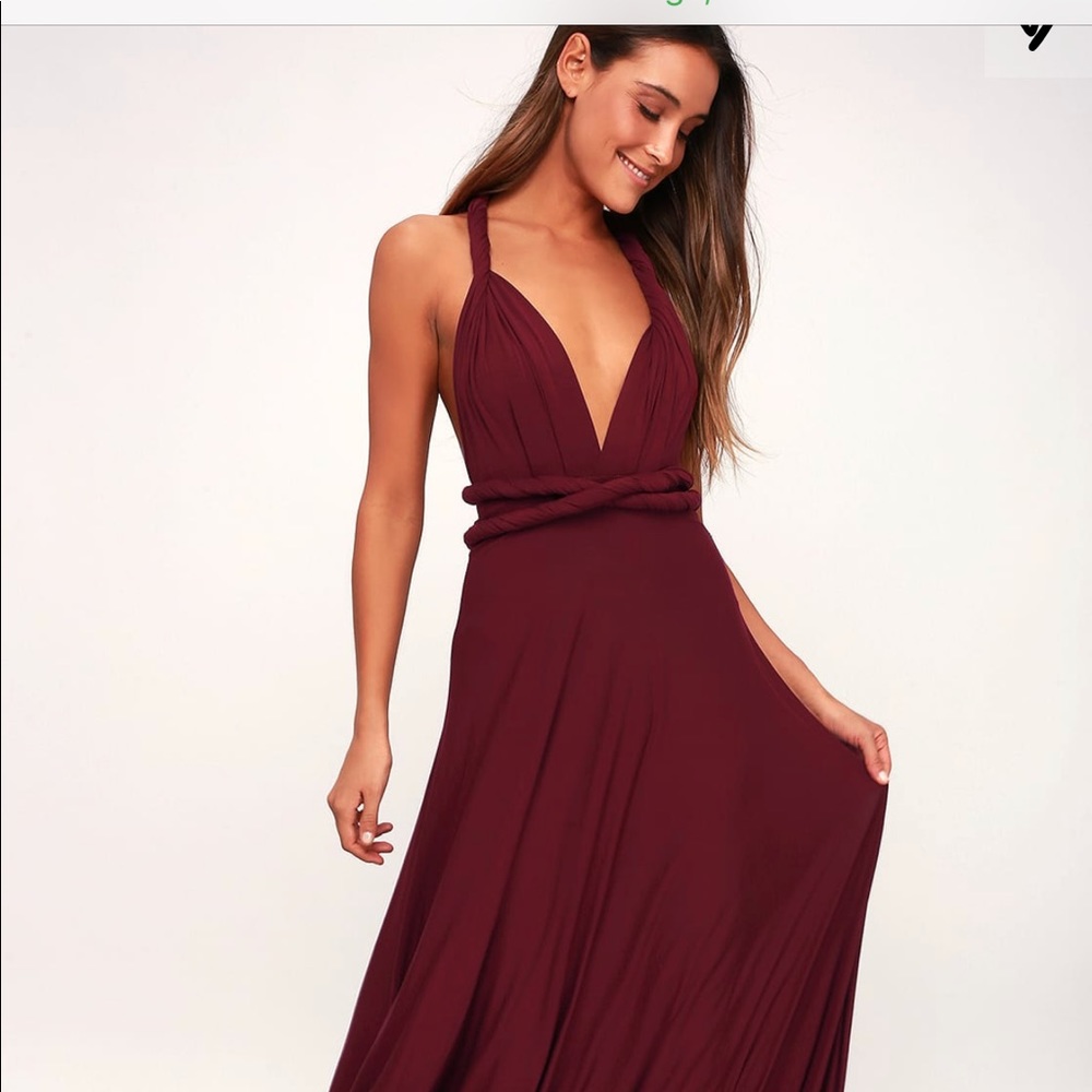 Lulus: Tricks of the Trade Maxi Dress